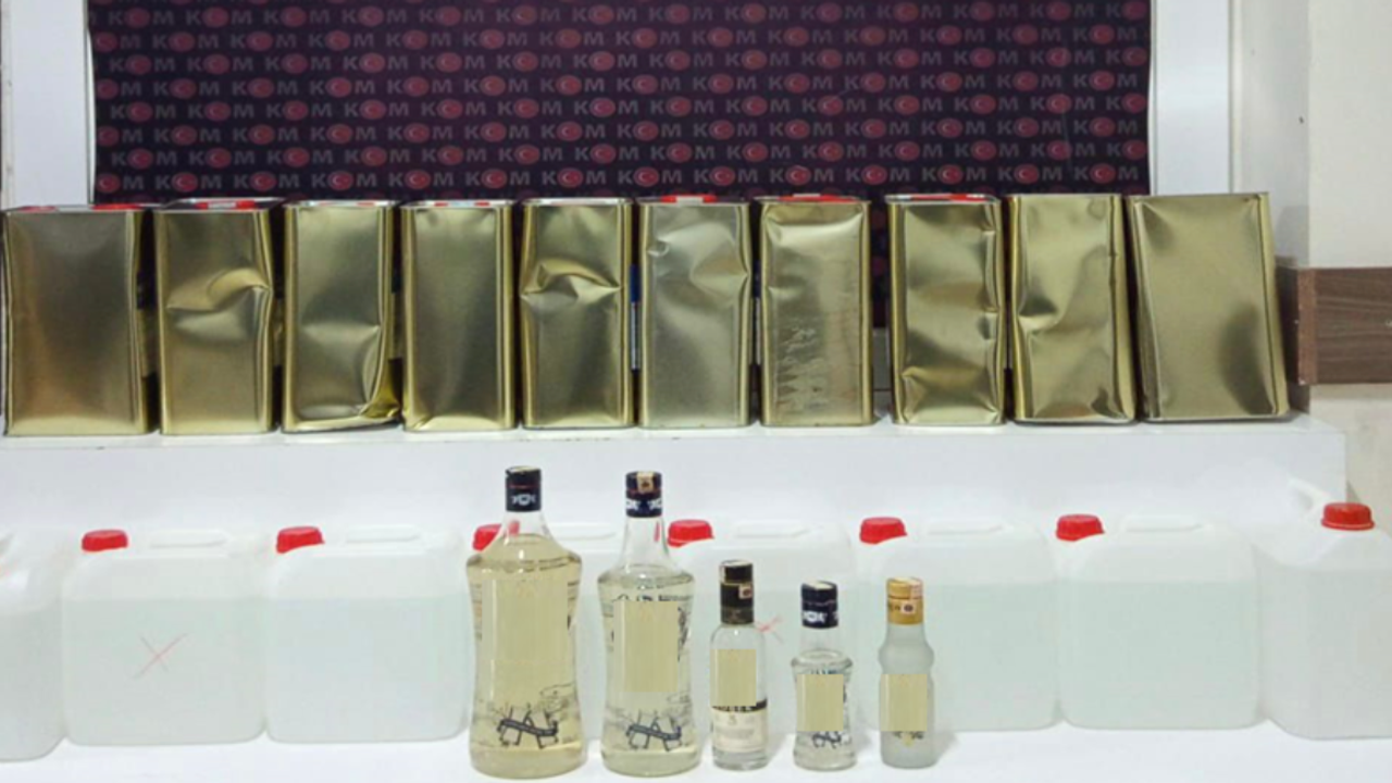 Didim'de kargo paketinde sahte içki bulundu!