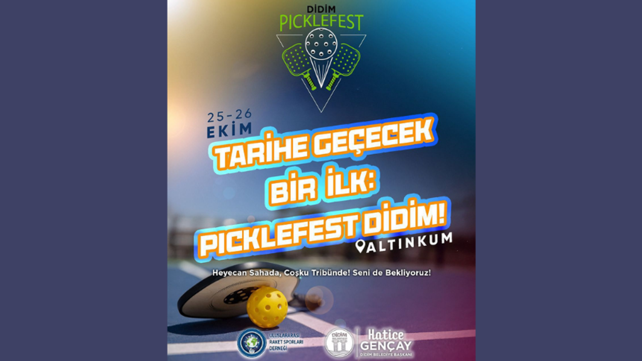 Didim'de bir ilk: PickleFest başlıyor!