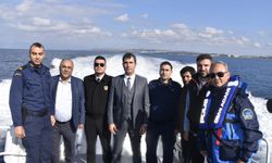 Kaymakam Kuruca, göçmen kaçakçılığına karşı denetim seyri gerçekleştirdi
