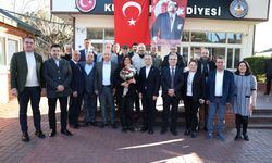CHP'li belediye başkanlarından Kuyucak Belediye başkanına ziyaret