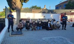 Didim'de 16 düzensiz göçmen yakalandı