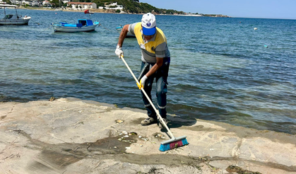 Mavişehir sahili pırıl pırıl yapıldı