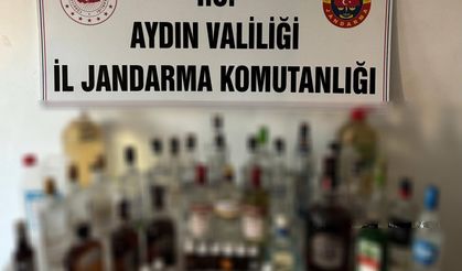 Didim'de sahte alkol üretimi yapan şahıs yakalandı!