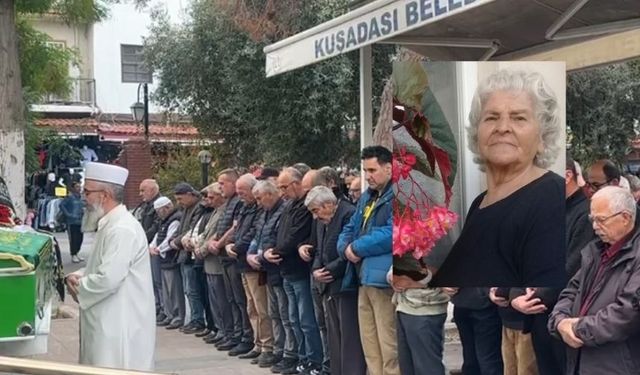 Kuşadası'nda otomobilin altında kalarak hayatını kaybeden kadın toprağa verildi