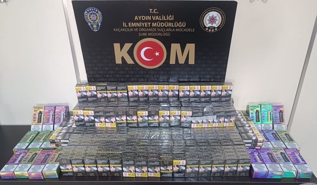 Aydın'da polis ekipleri kaçakçılığa geçit vermiyor