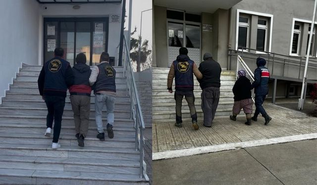 Aydın'da çeşitli suçlardan aranan 5 şahıs tutuklandı!