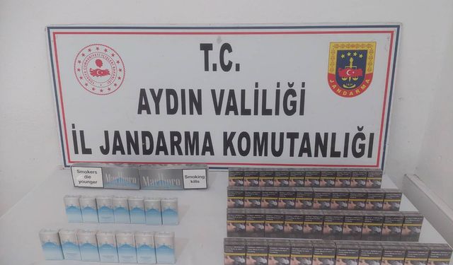 Didim'de kaçak sigara operasyonu