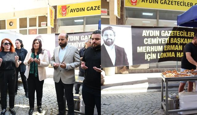Merhum Başkan Erman Çetin vefatının 40'ıncı gününde lokma hayrı ile anıldı