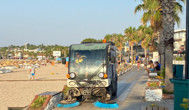 Didim'de sahil temizliği aralıksız devam ediyor
