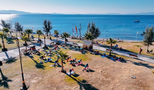 Didim Belediyesi'nin sabah sporu hizmeti vatandaşlardan tam not aldı!