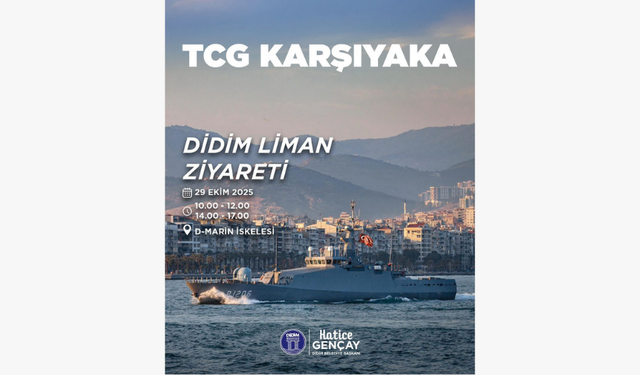 TCG Karşıyaka Gemisi Didim'de
