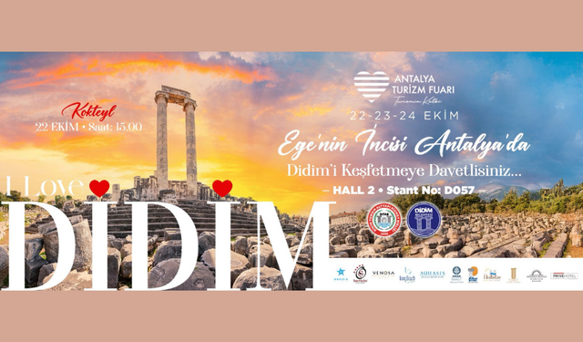 Didim Antalya Turizm Fuarı'nda yerini alıyor