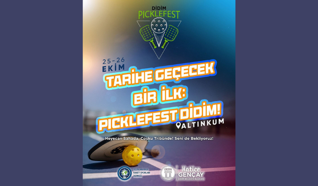 Didim'de bir ilk: PickleFest başlıyor!