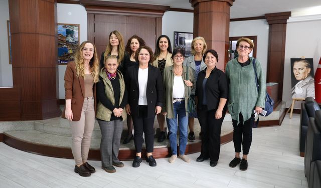 Didim Kadın Platformu'ndan Başkan Gençay'a ziyaret