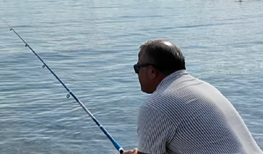 Didim'de balık tutmanın zevki başkadır