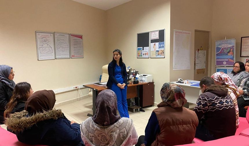 Didim'de normal doğuma ilişkin eğitimler verildi