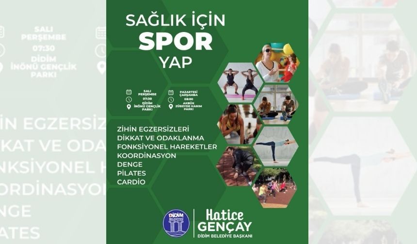 Didim’de sabahlar sporla başlıyor