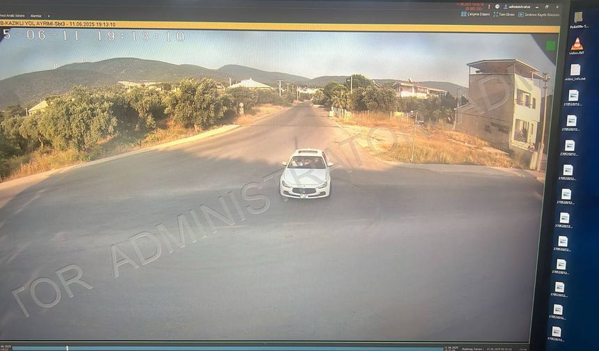 Didim'de drift yapan sürücüye ceza!