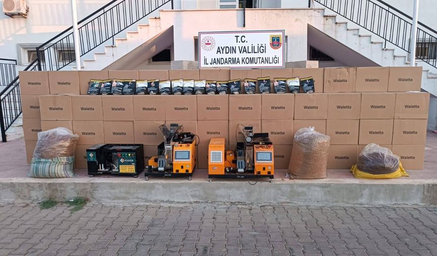 Didim'de kaçak tütün operasyonu!